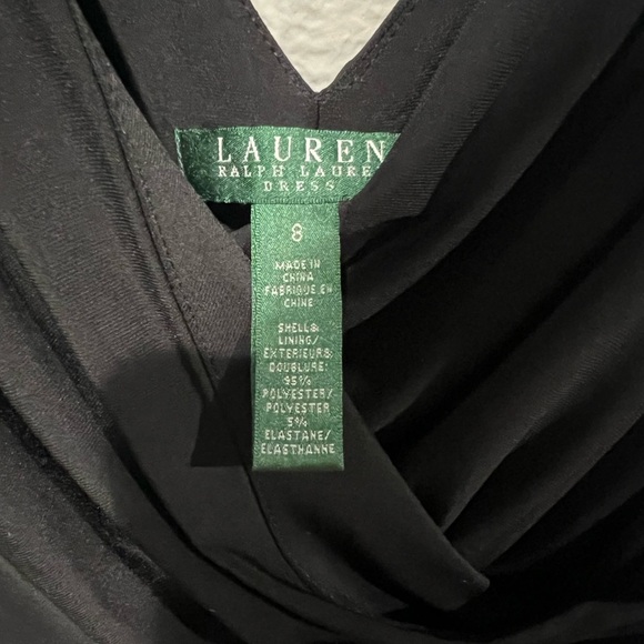 Lauren Ralph Lauren Black Dress Excellent Condition Size 8 - Picture 2 of 2